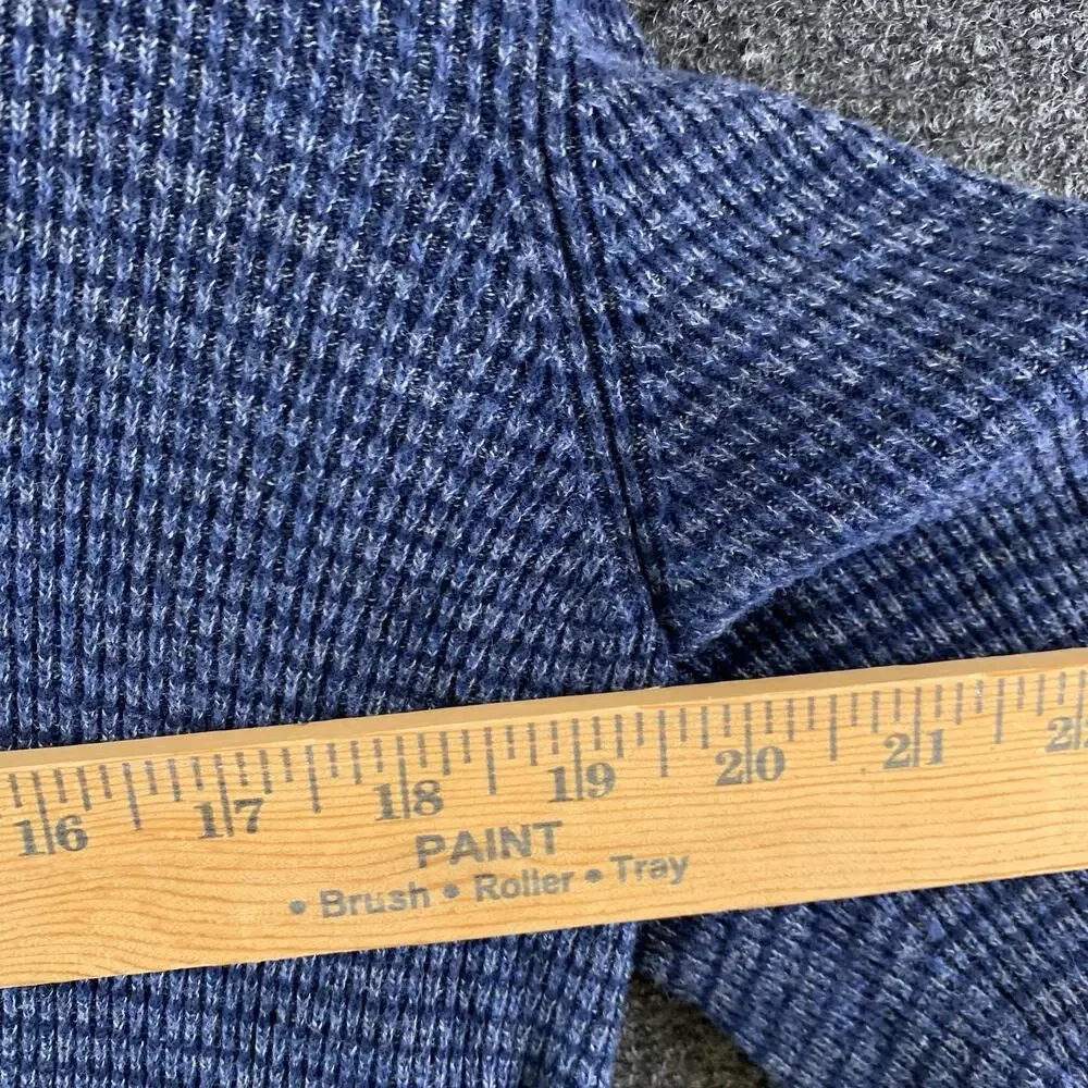 EXPRESS Men’s Jacket Sweater Knit Full Zip Long Sleeve Blue Size Small